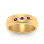 Load image into Gallery viewer, Classic 5 Stone Mens Engagement Ring
