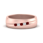 Load image into Gallery viewer, Classic 5 Stone Mens Engagement Ring
