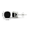 Load image into Gallery viewer, 8-carat-cushion-cut-black-diamond-basket-stud-earring-in-white-gold-fdear10411cugblackangle2-8.00ct-nl-wg-hw.jpg