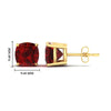 Load image into Gallery viewer, 8-carat-cushion-cut-ruby-basket-stud-earring-in-yellow-gold-fdear10411cugrudrangle2-8.00ct-nl-yg-hw.jpg