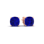 Load image into Gallery viewer, 8-carat-cushion-cut-sapphire-basket-stud-earring-in-rose-gold-fdear10411cugsablangle1-8.00ct-nl-rg.jpg