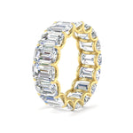 Load image into Gallery viewer, 8 Carat Diamond Emerald Cut Eternity Band

