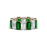 Load image into Gallery viewer, 8 Carat Diamond Emerald Cut Eternity Band
