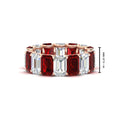 Thumbnail 34 - 8-carat-emerald-cut-diamond-eternity-band-with-ruby-in-rose-gold-FD-EWB10850GRUDR-8CT-NL-RG-HW.jpg?v=1771408992