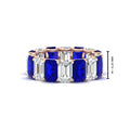 Thumbnail 22 - 8-carat-emerald-cut-diamond-eternity-band-with-sapphire-in-rose-gold-FD-EWB10850GSABL-8CT-NL-RG-HW.jpg?v=1771408992