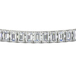 Load image into Gallery viewer, 8 Carat Emerald Cut Tennis Diamond Bracelet