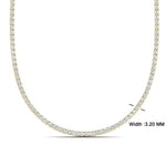 Load image into Gallery viewer, 8-carat-round-diamond-tennis-choker-necklace-in-FDNK11334-(0.05CT)ANGLE1-NL-YG