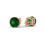 Load image into Gallery viewer, 8-carat-round-emerald-stud-earring-for-women-in-rose-gold-fdear10411rogemgrangle4-8.00ct-nl-rg_162c38c5-8302-4fbc-96a6-04816aa12924.jpg?v=1765339407
