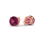 Load image into Gallery viewer, 8-carat-round-pink-sapphire-stud-earring-for-women-in-rose-gold-fdear10411rogsadrpiangle4-8.00ct-nl-rg_01e18e69-c06a-4079-a8dc-3fe5ece34619.jpg?v=1765339412
