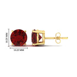 Load image into Gallery viewer, 8-carat-round-ruby-stud-earring-for-women-in-yellow-gold-fdear10411rogrudrangle2-8.00ct-nl-yg-hw_7fa567af-0bb3-459f-8cc1-10946fe8010d.jpg?v=1765339417
