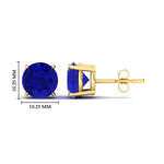 Load image into Gallery viewer, 8-carat-round-sapphire-stud-earring-for-women-in-yellow-gold-fdear10411rogsablangle2-8.00ct-nl-yg-hw_3d5ed694-8c65-440a-9b3f-306f0d44f869.jpg?v=1765339402
