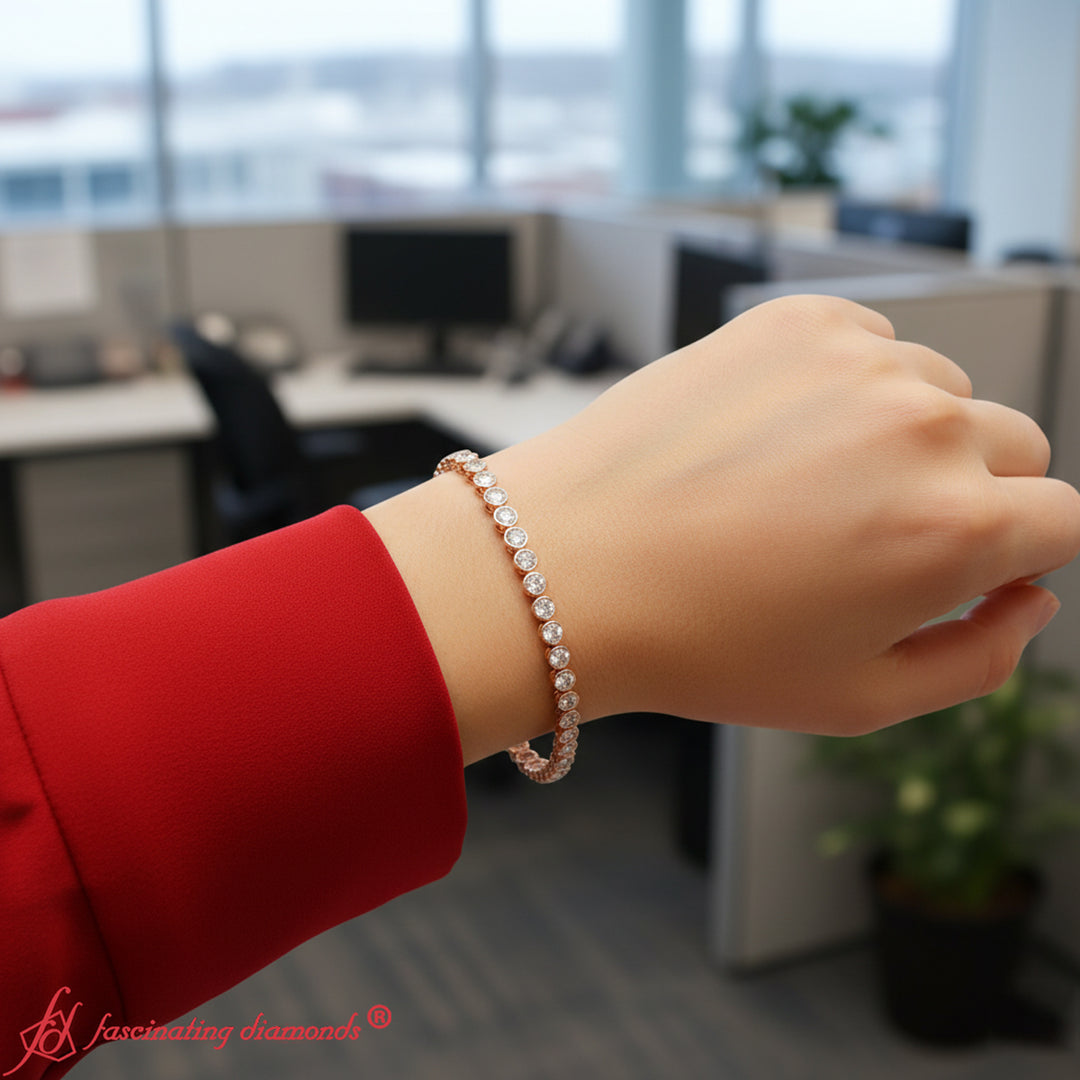 8-ct-diamond-bezel-set-tennis-bracelet-in-rose-gold-fdbrc10572