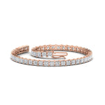 Load image into Gallery viewer, 8-ct-princess-cut-basket-tennis-bracelet
