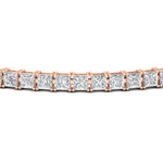 Load image into Gallery viewer, 8-ct-princess-cut-basket-tennis-bracelet
