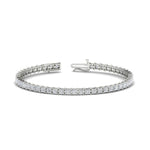 Load image into Gallery viewer, 8 Ct Princess Cut Basket Tennis Bracelet
