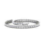 Load image into Gallery viewer, 8 Ct Princess Cut Basket Tennis Bracelet
