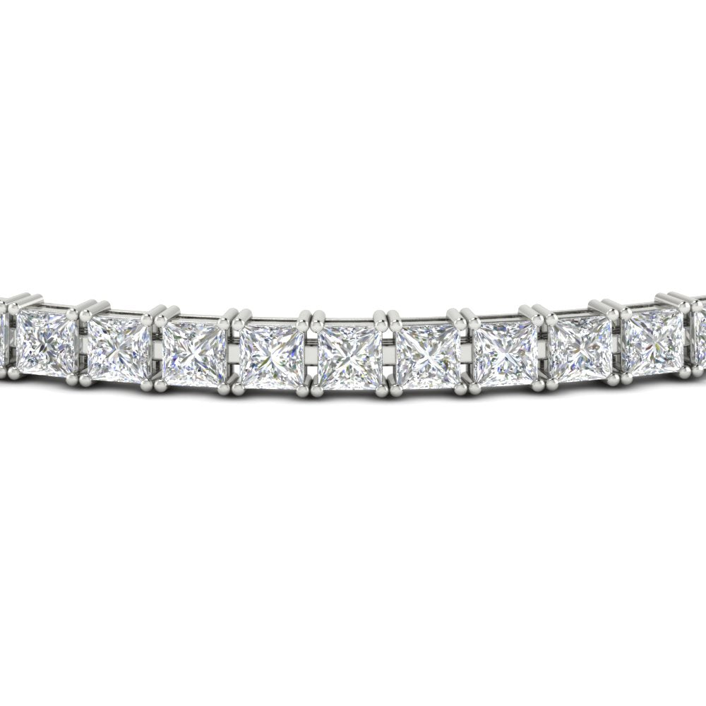 8 Ct Princess Cut Basket Tennis Bracelet
