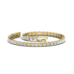 Load image into Gallery viewer, 8 Ct Princess Cut Basket Tennis Bracelet
