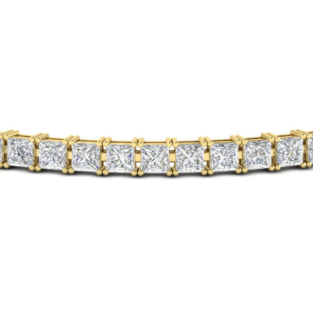 8 Ct Princess Cut Basket Tennis Bracelet