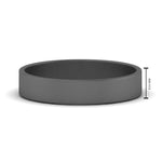 Load image into Gallery viewer, 5 mm Flat Gold Wedding Band
