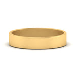 Load image into Gallery viewer, 5 mm Flat Gold Wedding Band
