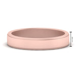 Load image into Gallery viewer, Simple Flat Wedding Band 4MM
