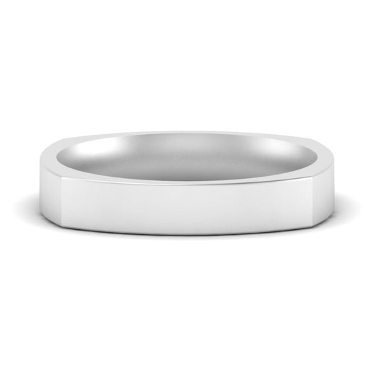 Square Comfort Fit Mens Wedding Band