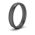 Load image into Gallery viewer, 4 mm Milgrain Comfort Fit Mens Wedding Band
