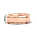 Load image into Gallery viewer, 8-mm-together-milgrain-mens-gold-wedding-bands-in-rose-gold-fdm11341angle3-8.00mm-nl-rg

