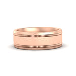 Load image into Gallery viewer, 8-mm-together-milgrain-mens-gold-wedding-bands-in-rose-gold-fdm11341angle3-8.00mm-nl-rg

