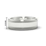 Load image into Gallery viewer, 5 mm Mens Band Double Milgrain
