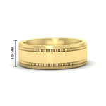 Load image into Gallery viewer, 5 mm Mens Band Double Milgrain
