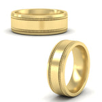 Load image into Gallery viewer, 5 mm Mens Band Double Milgrain
