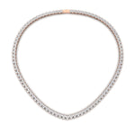 Load image into Gallery viewer, 8.50-ct-three-stone-triangle-style-diamond-necklace-in-FDNK11335-(0.03CT)-NL-RG