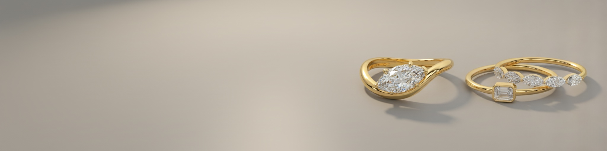 Why Horizontal Diamond Rings Are Taking Over