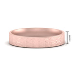 Load image into Gallery viewer, Unique Rock Textured Mens Wedding Band 5 mm
