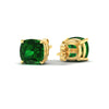 Load image into Gallery viewer, 9-carat-cushion-cut-emerald-basket-stud-earring-in-yellow-gold-fdear10411cugemgrangle4-9.00ct-nl-yg.jpg