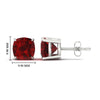 Load image into Gallery viewer, 9-carat-cushion-cut-ruby-basket-stud-earring-in-white-gold-fdear10411cugrudrangle2-9.00ct-nl-wg-hw.jpg