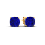 Load image into Gallery viewer, 9-carat-cushion-cut-sapphire-basket-stud-earring-in-yellow-gold-fdear10411cugsablangle1-9.00ct-nl-yg.jpg