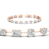 Load image into Gallery viewer, 9-carat-multi-shape-diamond-tennis-bracelet-in-rose-gold-fdbrc11544angle2-nl-rg