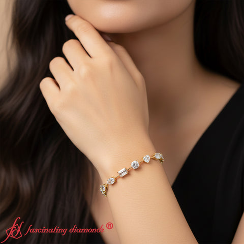9-carat-multi-shape-diamond-tennis-bracelet-yellow-gold-fdbrc11544-model