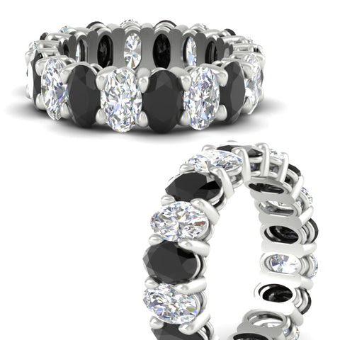 9-carat-oval-diamond-luxury-eternity-ring-with-black-diamond-in-white-gold-fdewb8324ovgblackangle3-6.00x4.00mm-nl-wg
