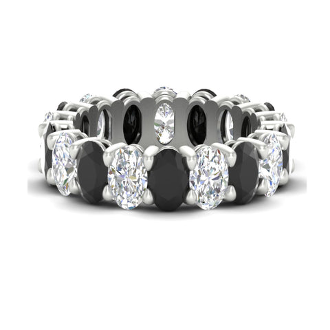 9-carat-oval-diamond-luxury-eternity-ring-with-black-diamond-in-white-gold-fdewb8324ovgblacksleep-6.00x4.00mm-nl-wg