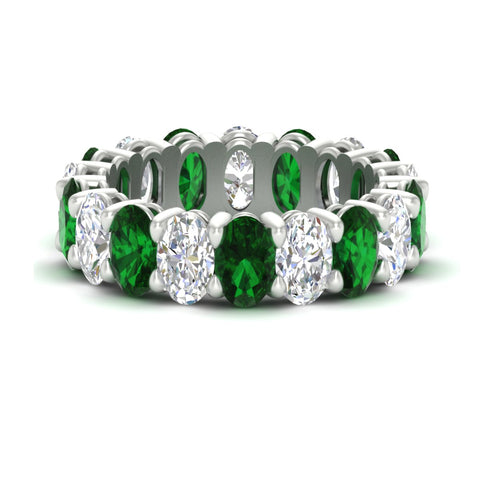9-carat-oval-diamond-luxury-eternity-ring-with-emerald-in-white-gold-fdewb8324ovgemgrsleep-6.00x4.00mm-nl-wg