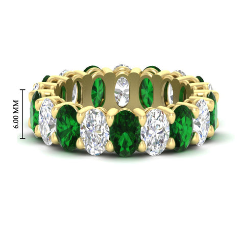 9-carat-oval-diamond-luxury-eternity-ring-with-emerald-in-yellow-gold-fdewb8324ovgemgrsleep-6.00x4.00mm-nl-yg-hw