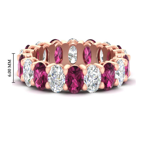 9-carat-oval-diamond-luxury-eternity-ring-with-pink-sapphire-in-rose-gold-fdewb8324ovgsadrpisleep-6.00x4.00mm-nl-rg-hw