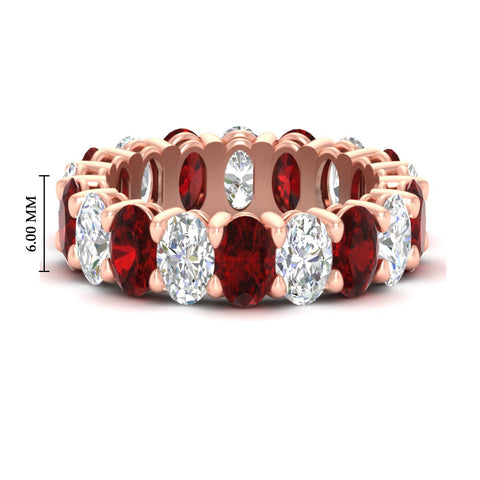 9-carat-oval-diamond-luxury-eternity-ring-with-ruby-in-rose-gold-fdewb8324ovgrudrsleep-6.00x4.00mm-nl-rg-hw