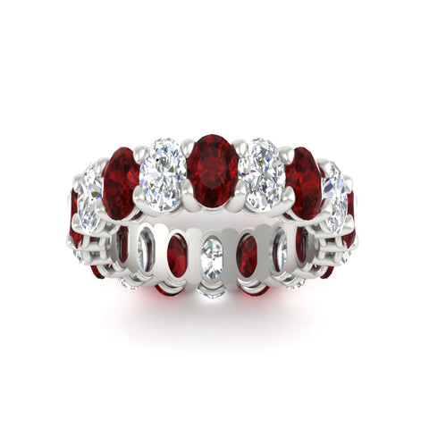 9-carat-oval-diamond-luxury-eternity-ring-with-ruby-in-white-gold-fdewb8324ovgrudrangle5-6.00x4.00mm-nl-wg