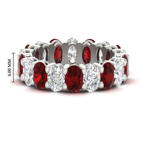 9-carat-oval-diamond-luxury-eternity-ring-with-ruby-in-white-gold-fdewb8324ovgrudrsleep-6.00x4.00mm-nl-wg-hw