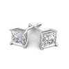 Load image into Gallery viewer, 9-carat-princess-cut-stud-earring-in-white-gold-FDEAR10411PR-9.00CT-NL-WG.jpg?v=1763113297